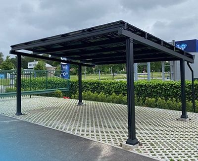 PV-Anlage-Wand-Doppel Anbaucarport Solarunterstand-Baukompetenz-Zentrum-Mein-Solar-Wuerrzburg-1